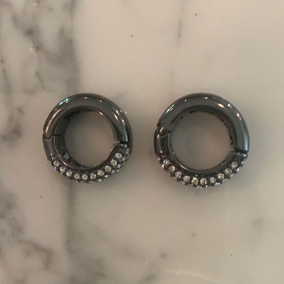 Joan Boyce Baby Bling Clip Hoops - Picture 3 of 4